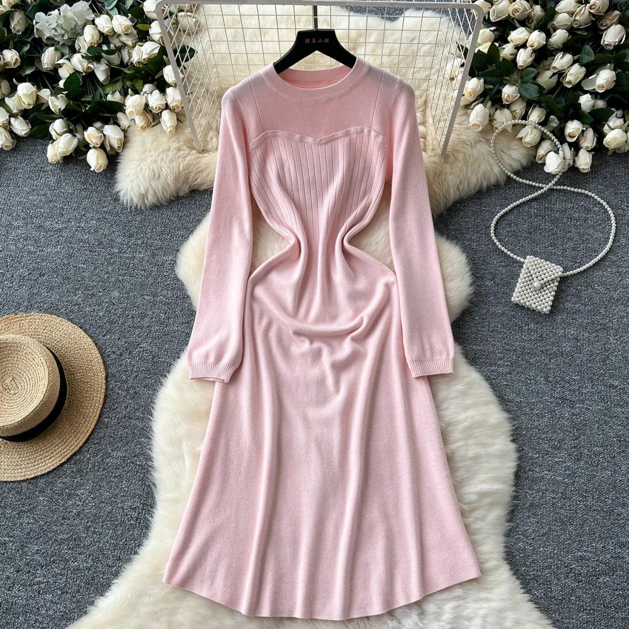waller knit dress Stone Monette Cable Knit Dress main image 1