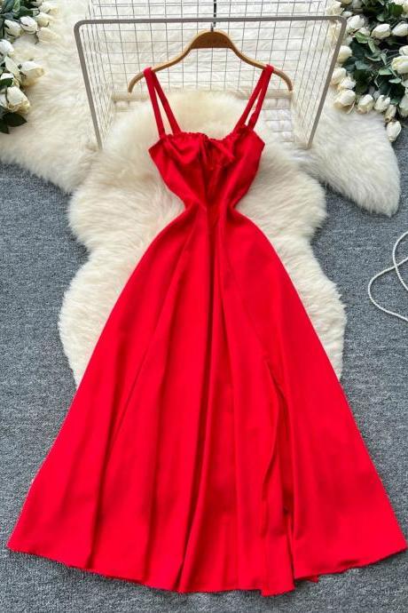 slim fit dress slacks Umgee USA Floral Spaghetti Strap Flowy Dress Small main image 1