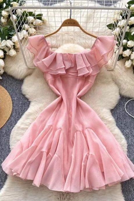 chinese dress ladies The Betty Dress in Begonia Pink Lace 12 / Begonia Pink Lace main image 1